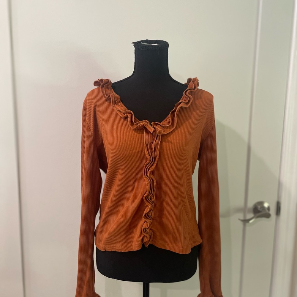 Anthropologie Maeve ruffled top! - Picture 1 of 2
